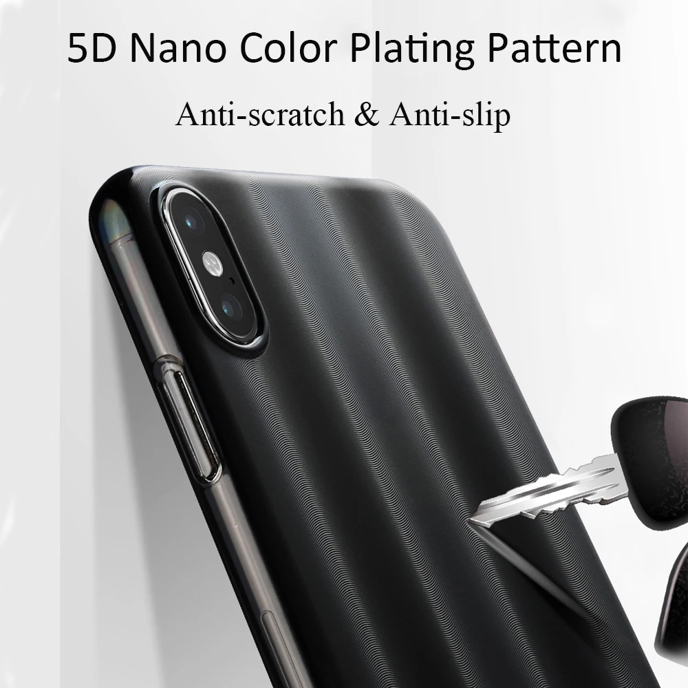 Жесткий ПК покрытие чехол для iPhone X XS Max XR роскошный градиент цвет задняя крышка 7 8