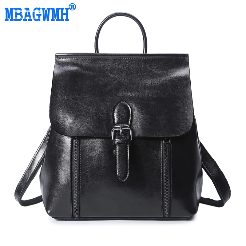 Новый 2017 Повседневное рюкзак женский кожаный натуральный высокое качество Пояса
