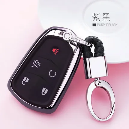 Мягкий чехол для ключей из ТПУ 2019 Cadillac ATS CT6 CTS DTS XT5 Escalade ESV SRX STS XTS ELR 2014 15 2016 2017 2018