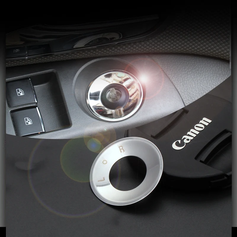 Нержавеющая сталь зеркало заднего вида Ручка декоративный круг стикер для Chevrolet