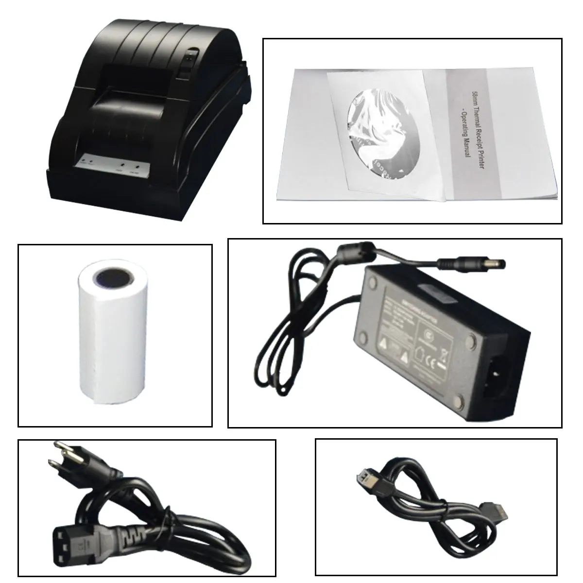 Voxlink Портативный USB/Ethernet/LPT Порты и разъёмы 58 мм Термальность pos/ESC получения