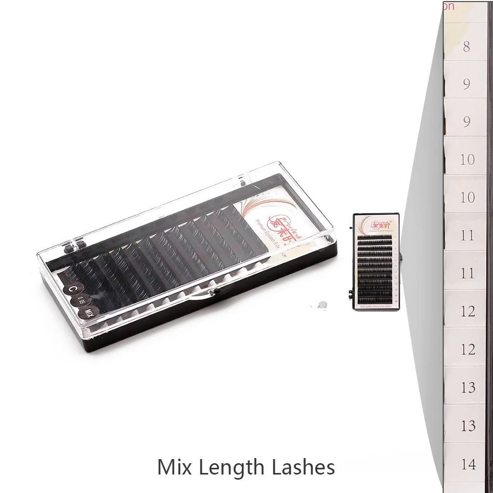 Ресницы NEWCOME накладные для наращивания из меха норки|Накладные ресницы| |