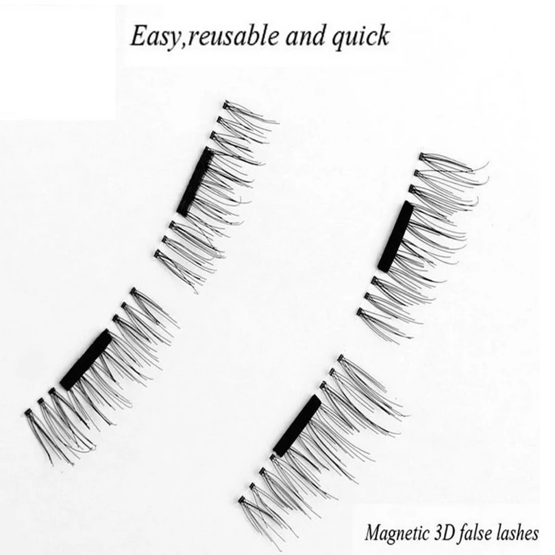 Магнитная ресницы с магниты ручной работы 3D/6D магнит Lashes Natural накладные