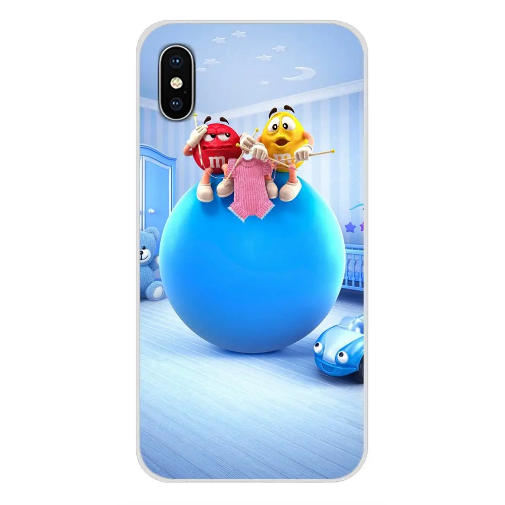 Мультфильм M &amp M's Chocolate Nutella Bottle Прекрасный чехол из ТПУ для Apple iPhone X XR XS MAX 4 4S 5 5S 5C