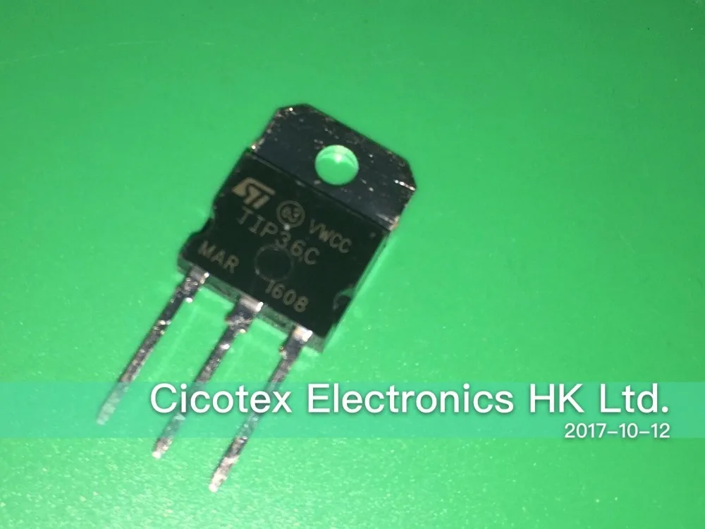 

3 шт. TIP36C TIP36 TO-247 TRANS PNP 100V 25A TO247