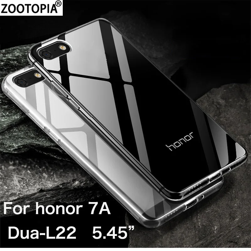 Для Huawei Honor 7A Мягкий чехол из ТПУ на y5 2018 Dua L22 тонкий прозрачный Капа 5 45