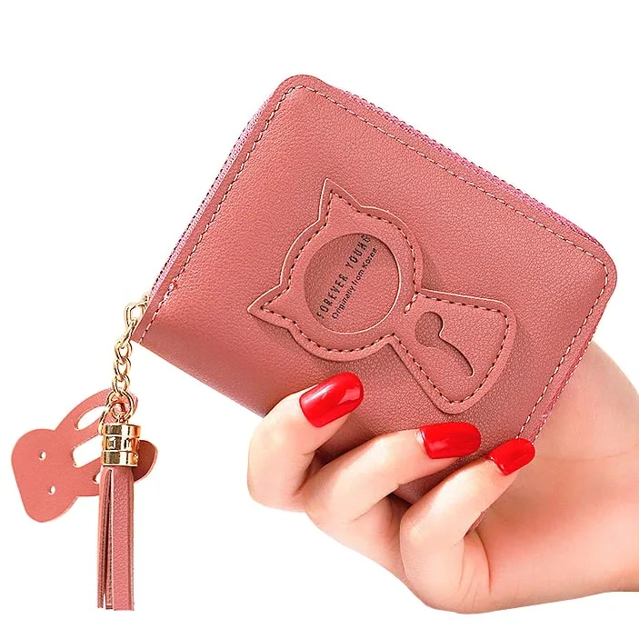 Женские короткие кошельки Женский держатель для кредитных карт удостоверения