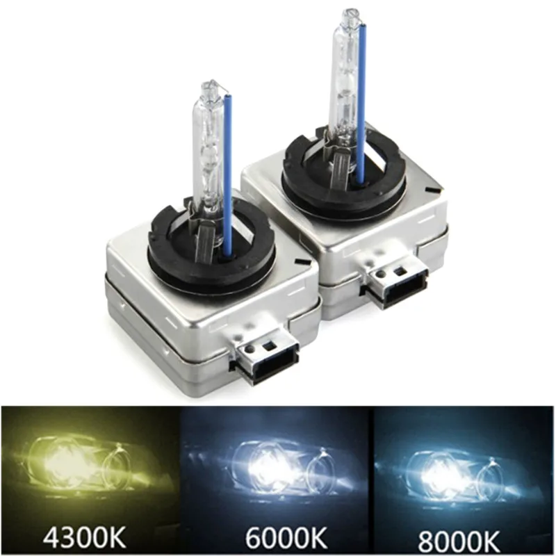 

2x D1S HID Bulbs 35W HID Xenon Headlight Bulb With Metal Bracket Protection 4300K 6000K 8000K XENON HID Auto Headlamp Light