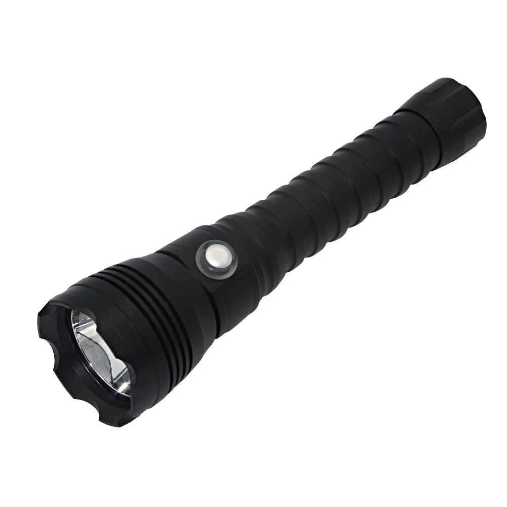 KC fire DL0112 Lotus attack head magnetron switch CREE-XHP70 2*26650 3000LM yellow light strong diving flashlight | Освещение