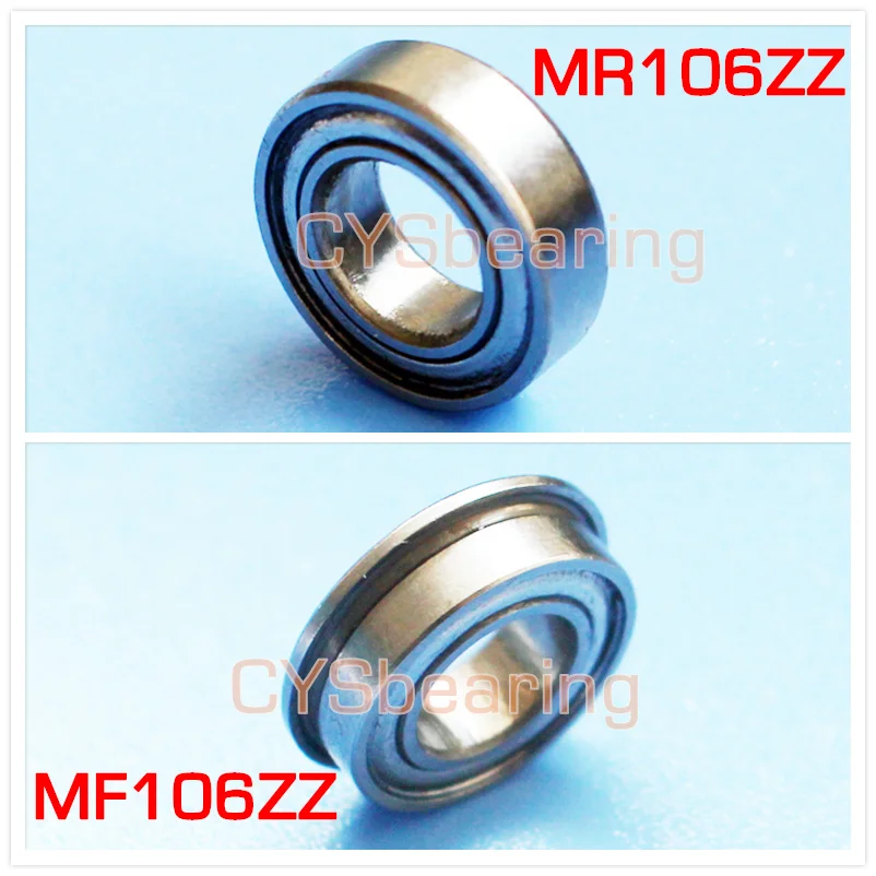 SMR106ZZ нержавеющий фланец MF106ZZ MF106 ZZ MR106 MR106ZZ 6x10x3 мм 6*10*3 стандартный металлический