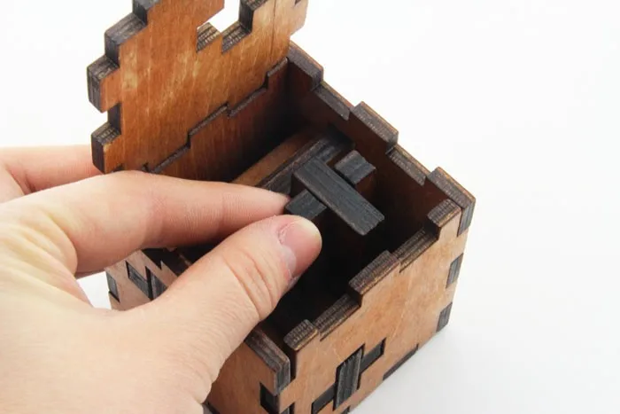 Mylb детские игрушки Swiss Cube деревянные 3d головоломки также для взрослых Kong Ming Lock