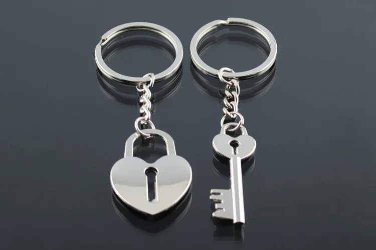 1 пара ключи и замки заблокирован пару брелок замок Для женщин мешок ювелирных