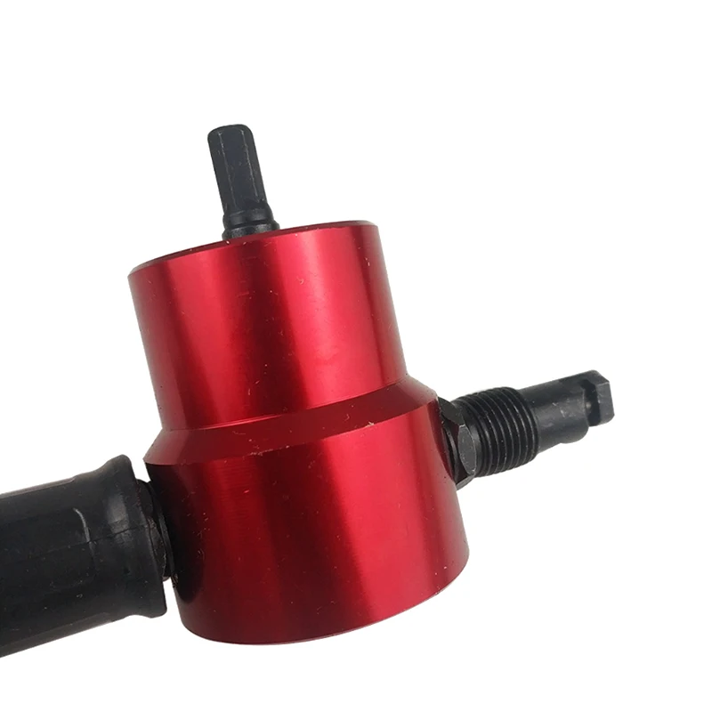 Metal Cutting Double Head Sheet Nibbler Saw Cutter Tool Drill Attachment Free nibbler sheet metal Accessories | Инструменты