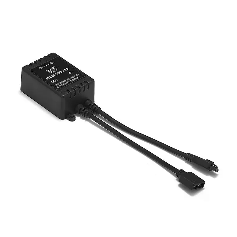 100pcs DC 12V 24V 20key LED RGB Music Controller Sound Sensor With IR Remote Control For SMD 5050 Rigid Strip Lights | Лампы и