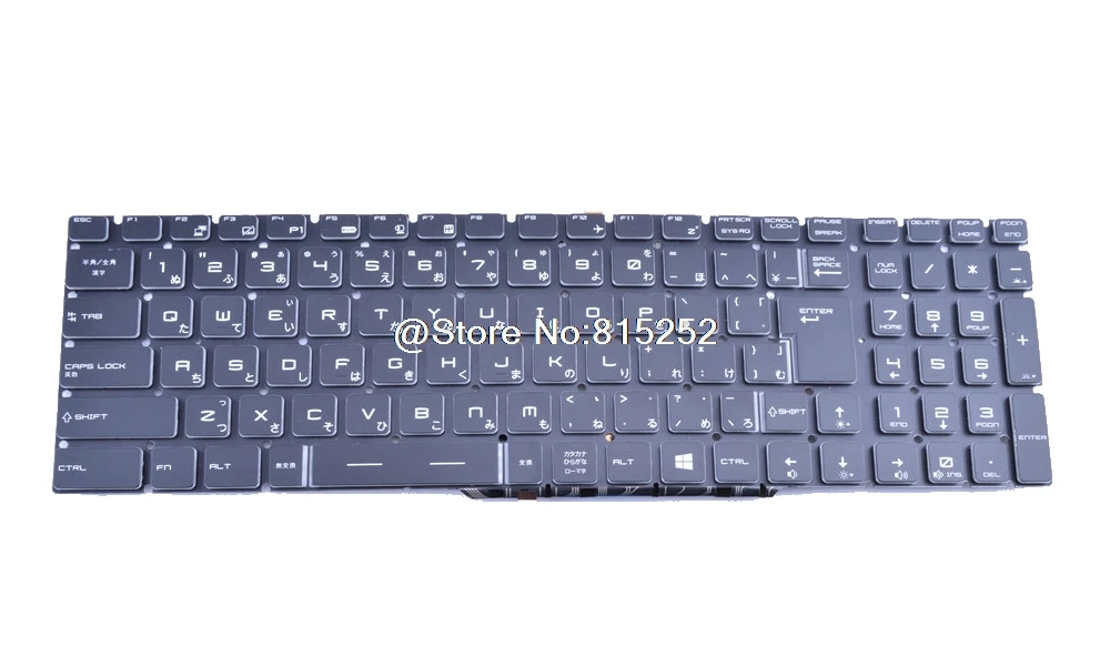 Клавиатура с подсветкой для MSI GL62 6QE GL62M 7RD 7RDX GT62 GT62VR 6RD 6RE 6QD 7RD 7RE GS72 6QE 6QC 6QD GT72 из 2 предметов 2PE 2QD 436MX 437MX