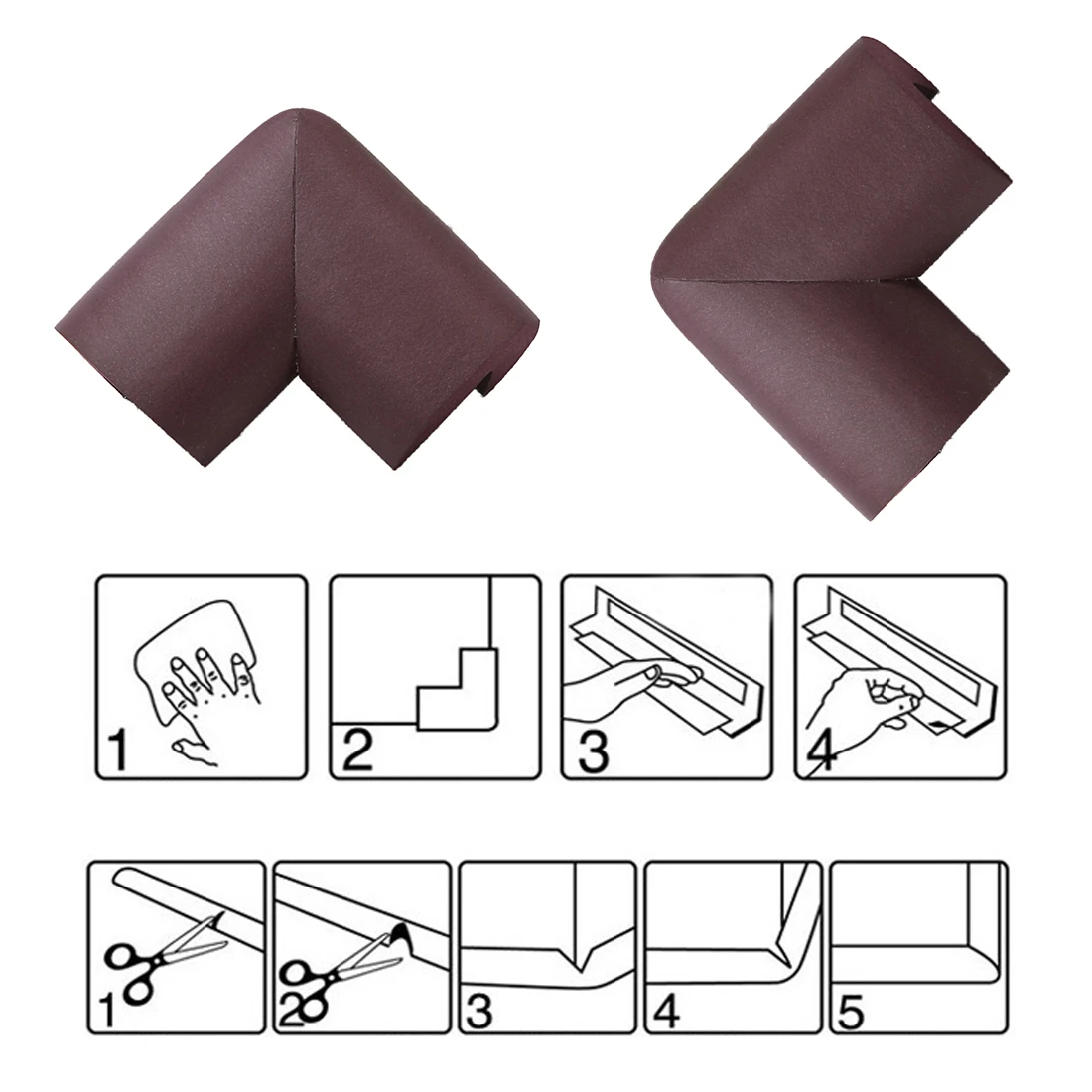 Лучшая распродажа мягкие защитные накладки на углы стола для детей ясельного - Фото №1
