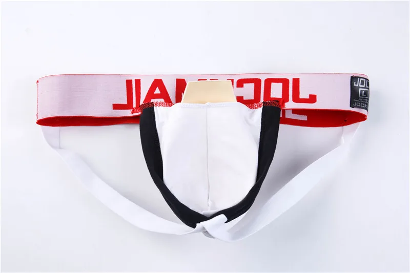 JOCKMAIL сексуальные стринги для мужчин бандаж подбитое Мужское нижнее белье трусы