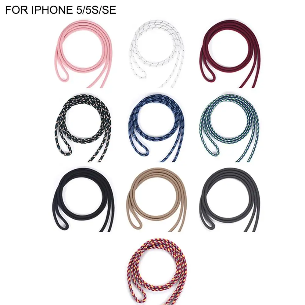 Чехол для iPHONE 7 цветной ремешок через плечо Регулируемый мягкий чехол iPhone X XS 7PLUS 8