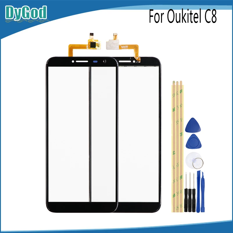 Дигитайзер DyGod 5 дюйма для сенсорного экрана Oukitel C8 стеклянная сменная панель