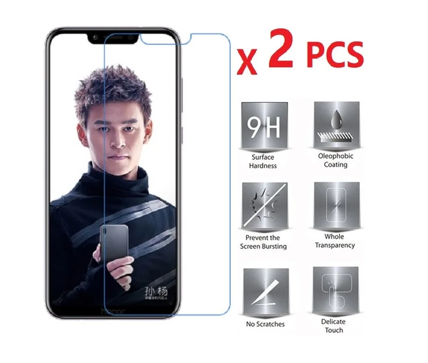 2 шт. для huawei Honor Play протектор экрана из закаленного стекла 2.5D 0 26 мм 9H Защита от