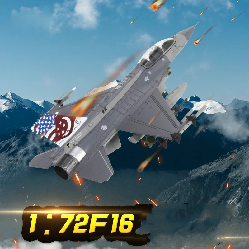 21*14 5*16 см F16 модель самолета сплава 1:72 моделирование Военный Истребитель
