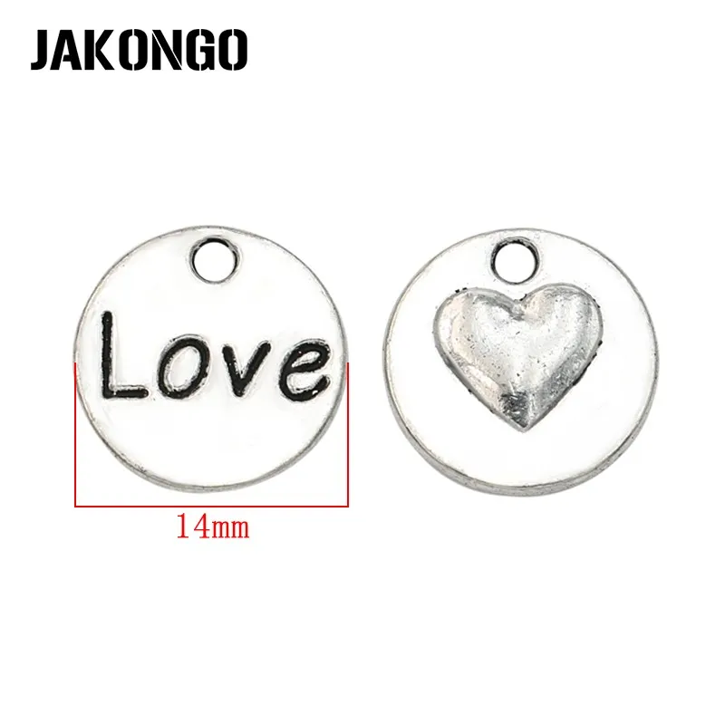 JAKONGO античное серебряное покрытие любовь фотоэлемент для изготовления ювелирных