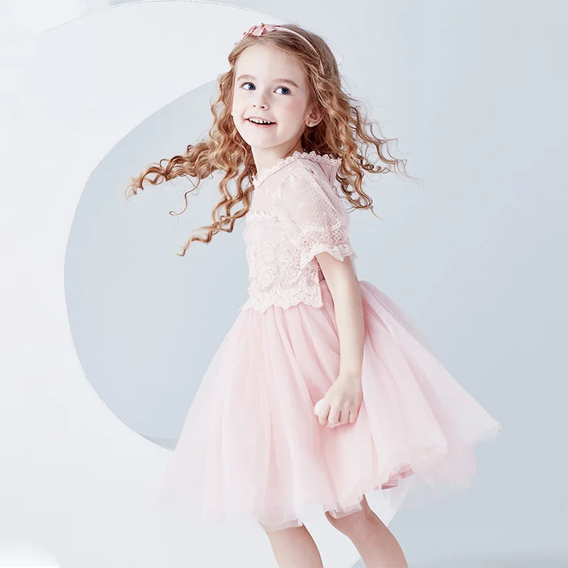 Летнее платье для девочек новинка 2019 иностранное маленьких детское модное