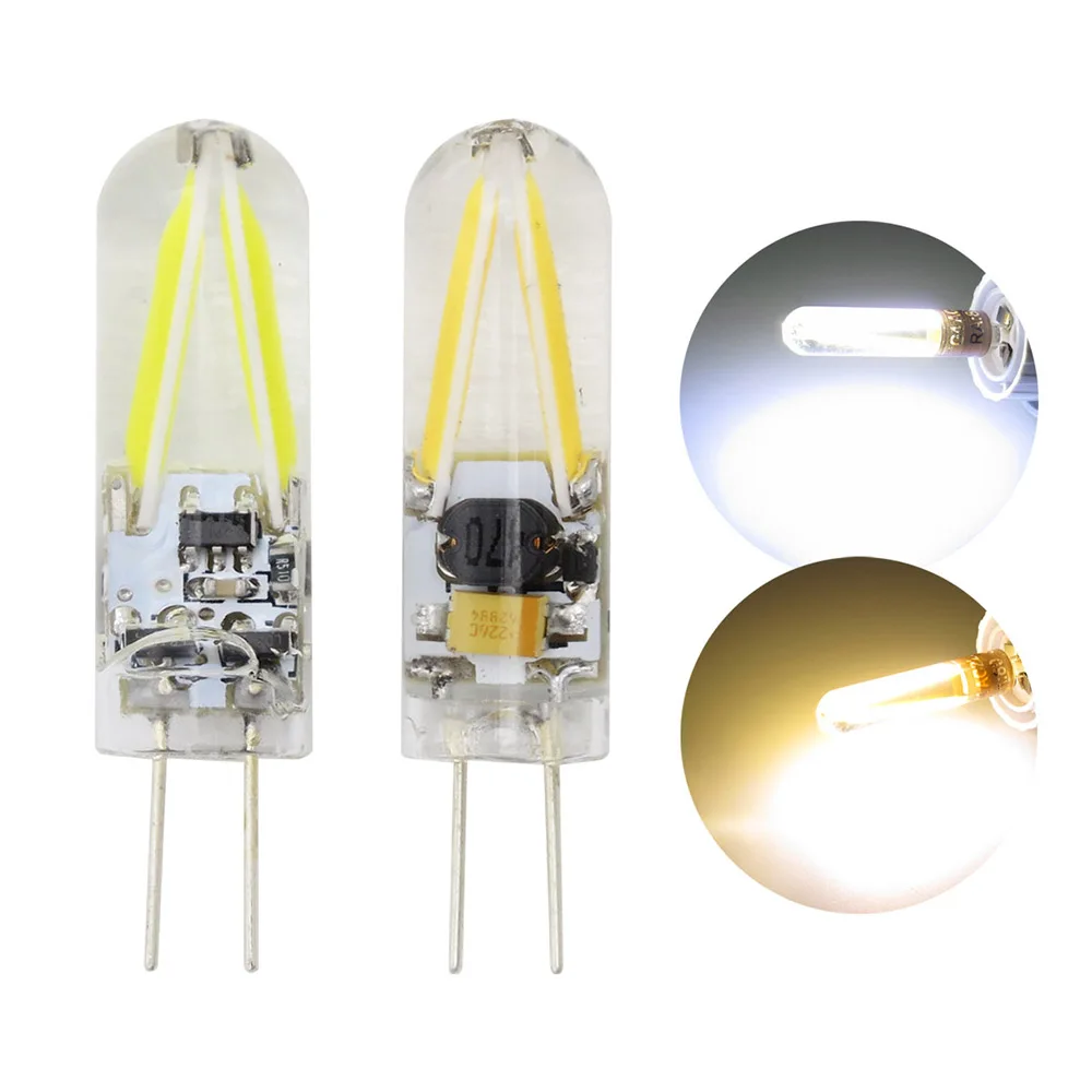 Новый AC/DC 12V G4 накаливания COB светодиодный светильник лампы 3 Вт для точечный
