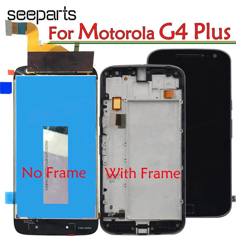 Для Motorola Moto G4 Plus Xt1644 Xt1640 Xt1641 дисплей ЖК экран + Сенсорное стекло дигитайзер сборка