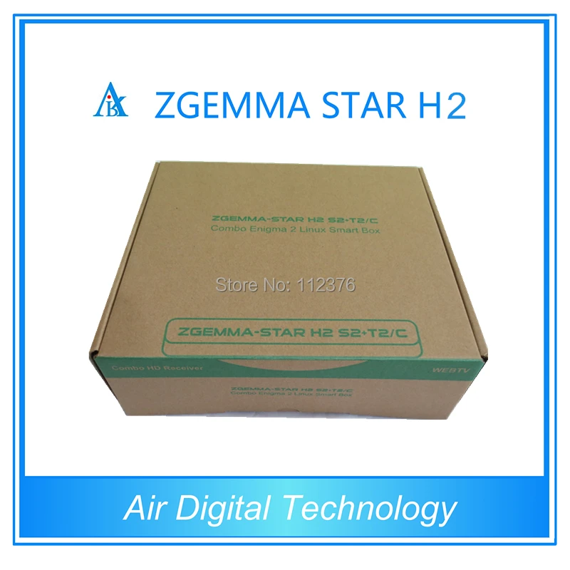2 шт./лот Air цифровой Лидер продаж продуктов звезда zgemma H2 Enigma комбо DVB S2 + T2/C