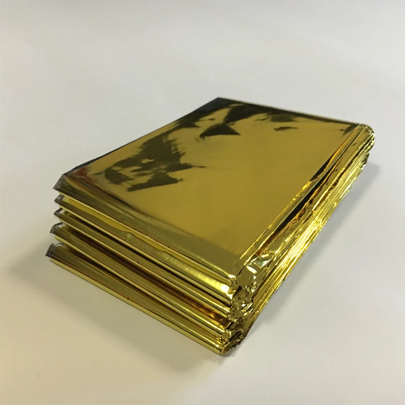 Одеяло из фольги для выживания кемпинга охоты туризма и путешествий аварийное