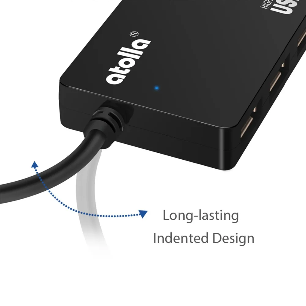 Atolla концентратор данных USB 3 0 4 порта ультра тонкий портативный мульти порт
