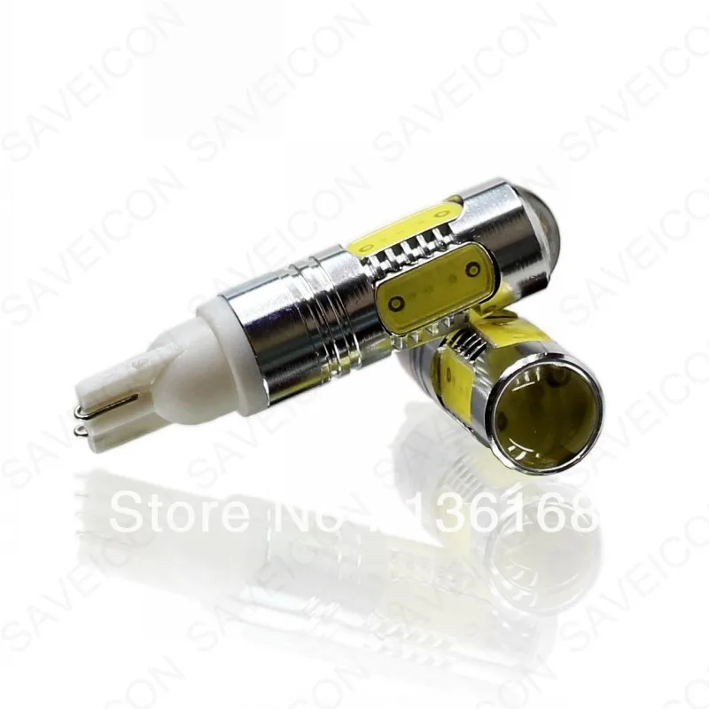 2 x T10 168 192 5 SMD чипы CREE светодиодный излучатель 7 Вт супер яркий фонарь заднего