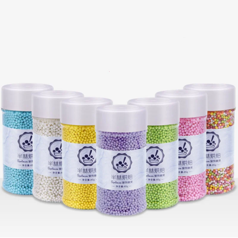 2 мм Nonpareils украшение торта конфеты шары съедобные кекс декоративный шар 85 г