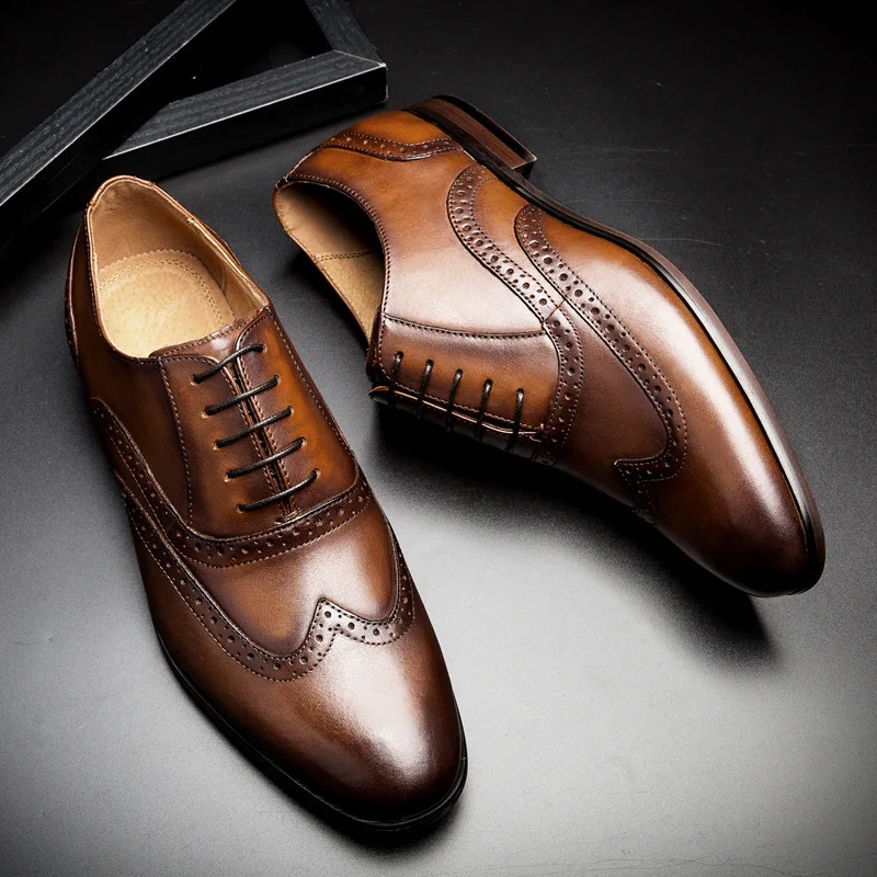 Мужская обувь. Мужские туфли Trust b8516-04. Brogue Shoes. Туфли мужские кожаные. Шикарные мужские туфли.