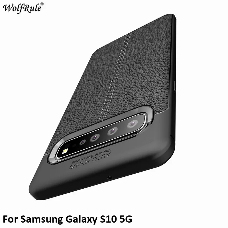 Чехол для Samsung Galaxy S10 5G мягкий силиконовый бампер защитный чехол задней панели
