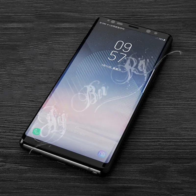 Цвет 3D полное покрытие закаленное стекло протектор экрана для samsung Galaxy S8 Plus Note 9 8 черный Золотой Синий Серебряный