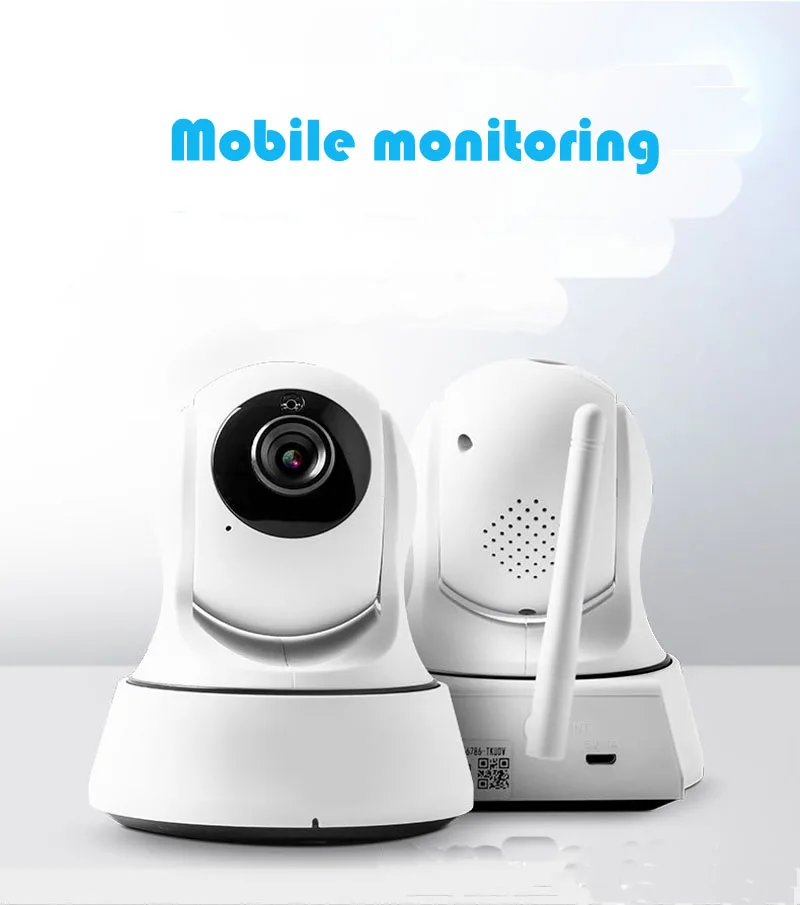 Eyessys мини Беспроводной панорамный сети IP Камера наблюдения Wi-Fi HD 720P Ночное