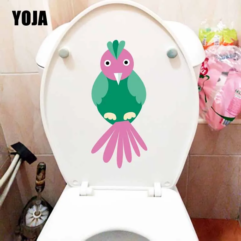 YOJA 10 3x23 см Милая мультяшная птица гостиная домашний декор Настенная Наклейка