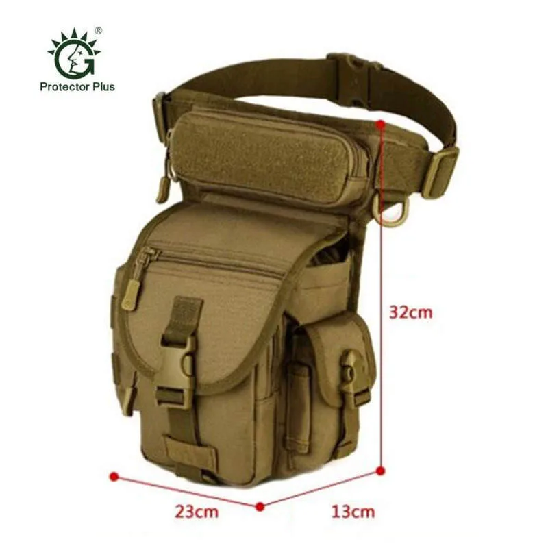 

Fashion SWAT waist bag leg bag quality 600 d nylon Chest package and multi-function single shoulder bag travel bag Protector