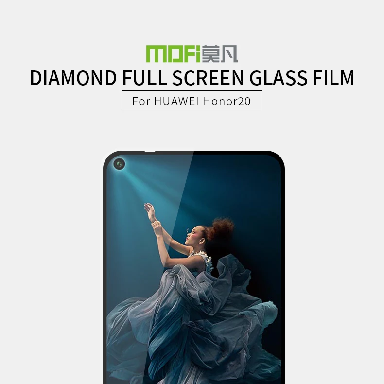 Закаленное стекло MOFi для HUAWEI Honor 20, защитная пленка на весь экран, закаленное стекло