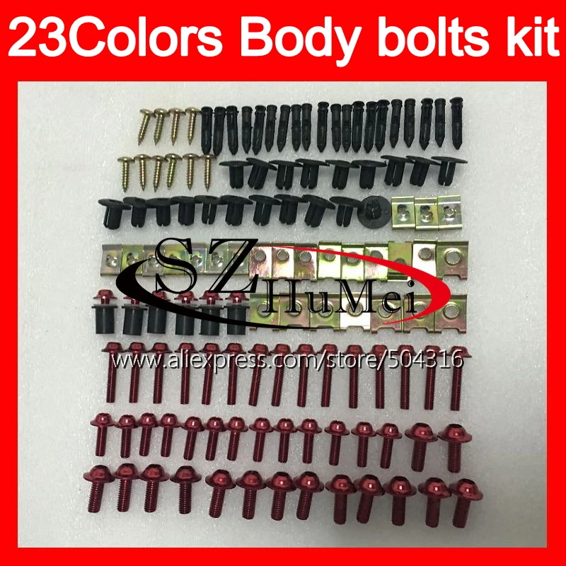 Болты Обтекатели Полный комплект винтов для HONDA CBR893RR 94 95 96 97 CBR900RR CBR 893 RR 1994 1995 1996 1997
