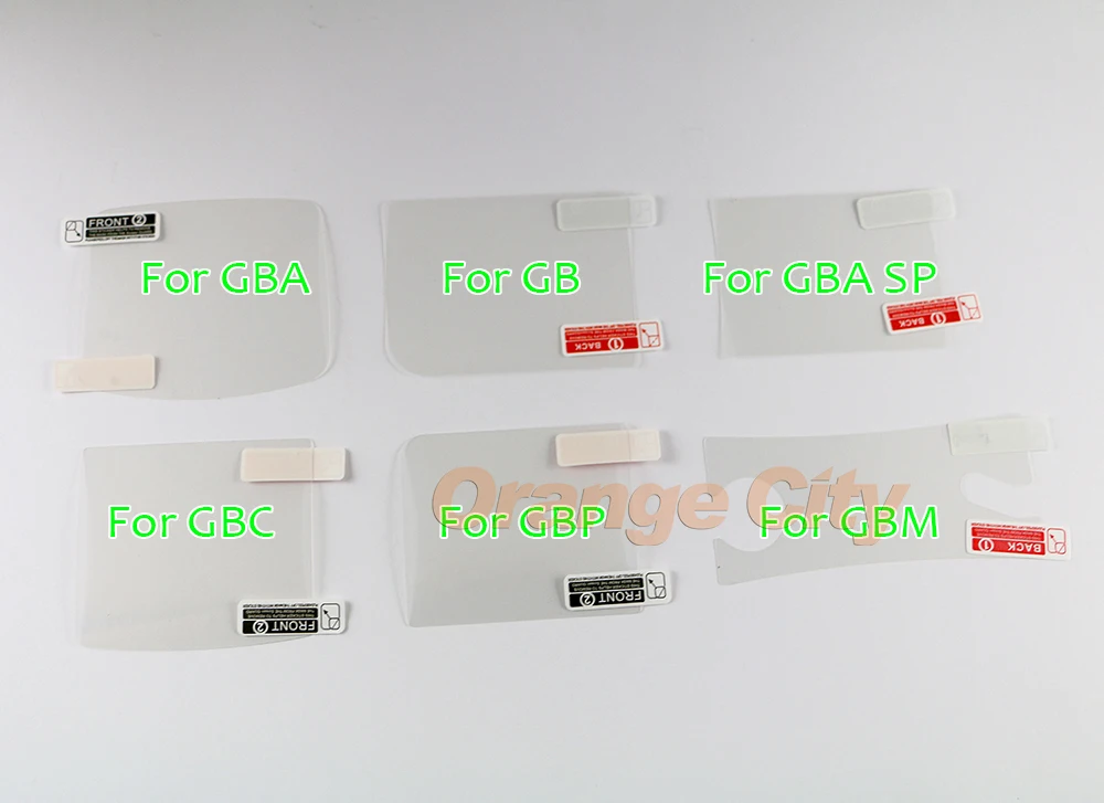 Пластиковая прозрачная защитная пленка для ЖК экрана 10 шт./лот GB GBA GBC SP GBM