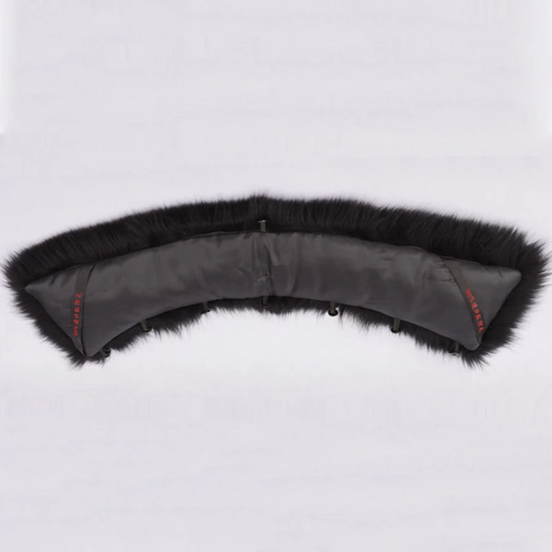 Мужской меховой воротник из натурального Лисьего меха зимние шарфы воротники