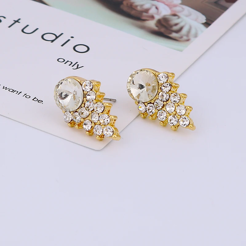 Корейские милые серьги-клипсы без пирсинга для женщин и девочек с искусственным жемчугом Красные кристаллы стразы клипсы для ушей подарок на свадьбу