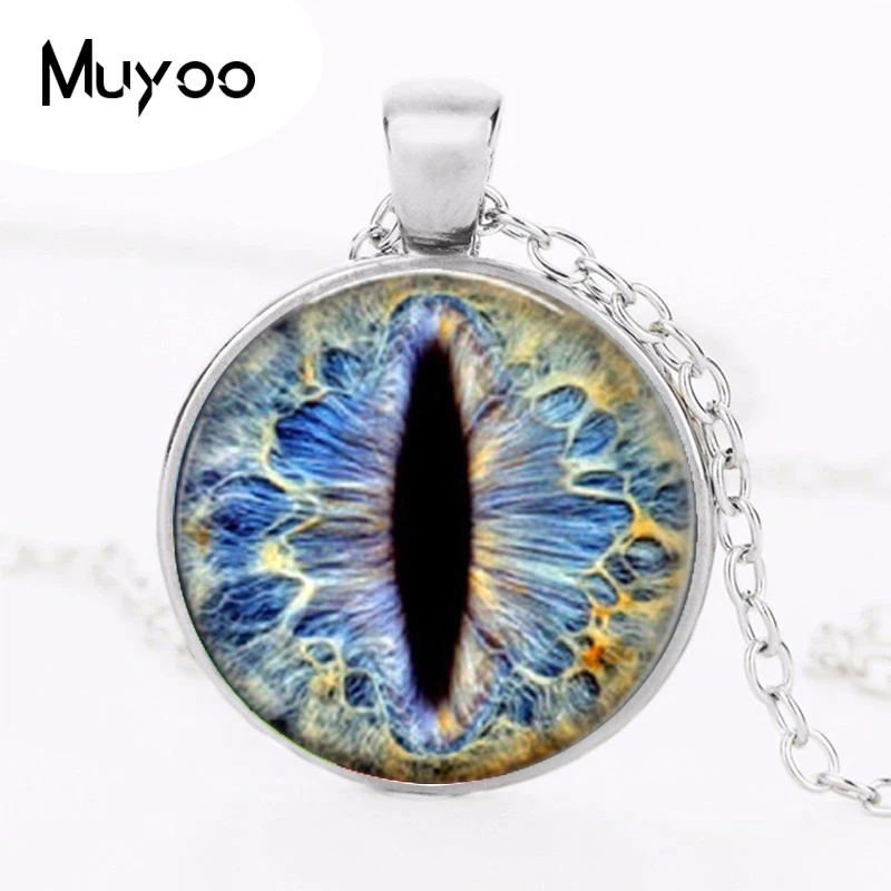 Кулоны с кулоном Dragon Eye цветные художественные фотоподвески из стекла для
