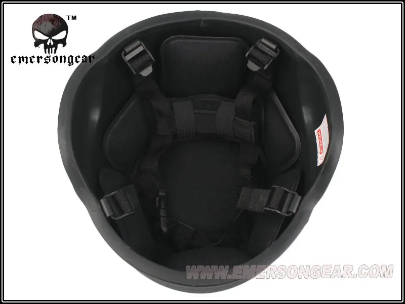 EMERSON ACH MICH 2000 тактический военный шлем для страйкбола черный EM8975BK|mich helmet|helmet