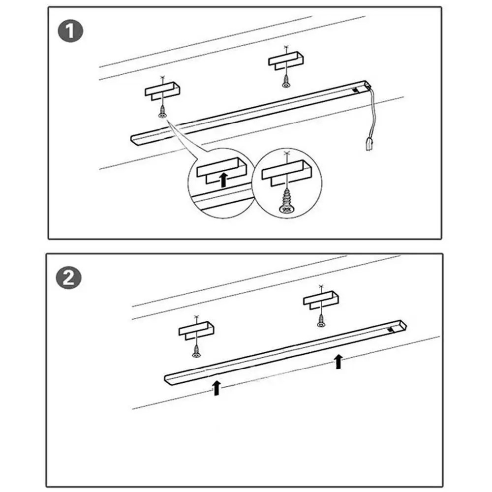 Сенсорный датчик с регулируемой яркостью светодиодный светильник для кухонного