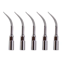 5pcs g1 g2 g3 g4 g5 dental scaler tips reusable teeth stains remover cleaning tips ultrasonic teeth whitening tools for machines