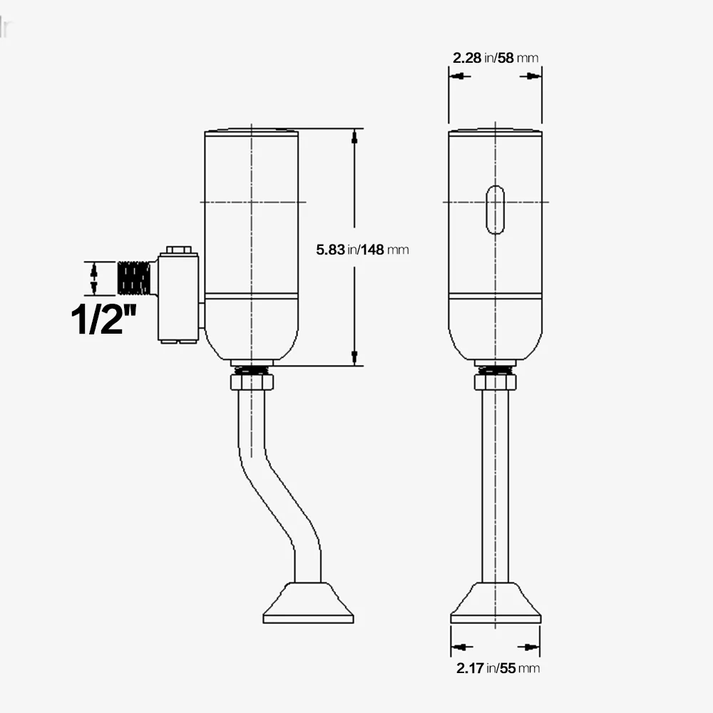 KAIYING сенсор писсуар смывной клапан Бесконтактный Туалет Автоматический